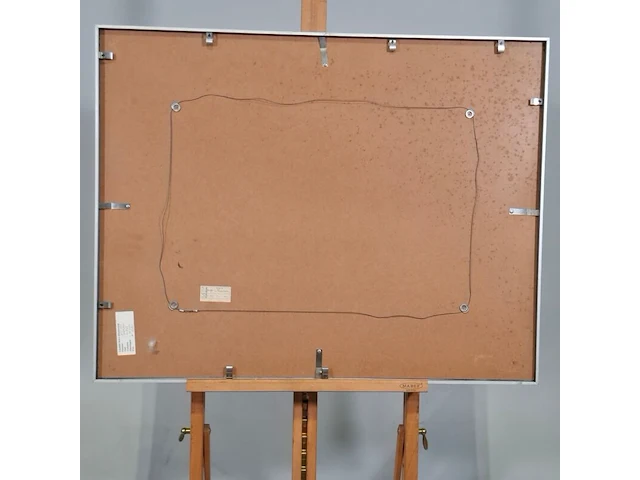 Acryl schilderij, maya wildevuur, papagaai, 1994 - afbeelding 8 van  9