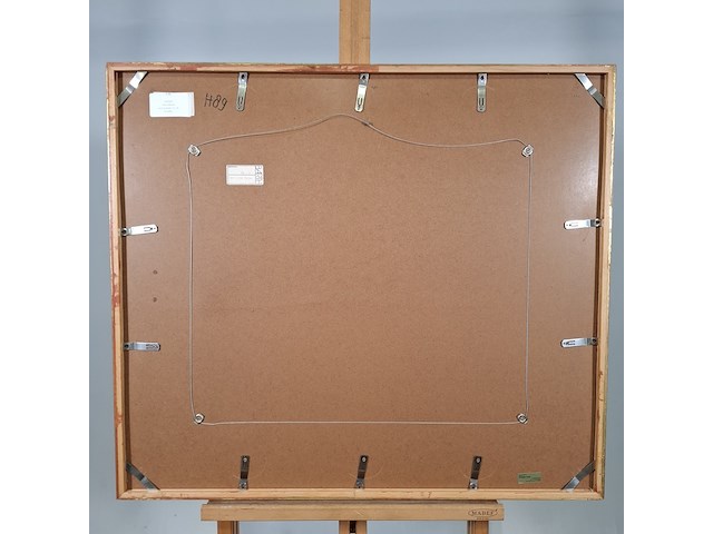 Acryl schilderij, maya wildevuur, polynesië , 1998 - afbeelding 7 van  8