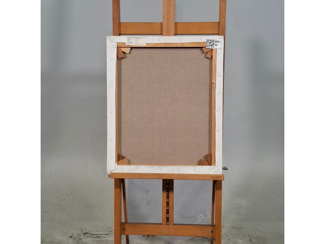 Acryl schilderij, maya wildevuur, portret, 1994 - afbeelding 5 van  6