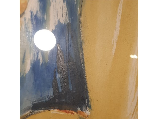 Acryl schilderij, maya wildevuur, portret, 1997 - afbeelding 7 van  9