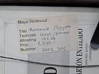 Acryl schilderij, maya wildevuur, ramses ii / egypte, 2002 - afbeelding 2 van  10