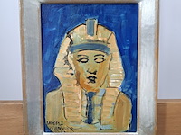 Acryl schilderij, maya wildevuur, ramses ii / egypte, 2002 - afbeelding 3 van  10