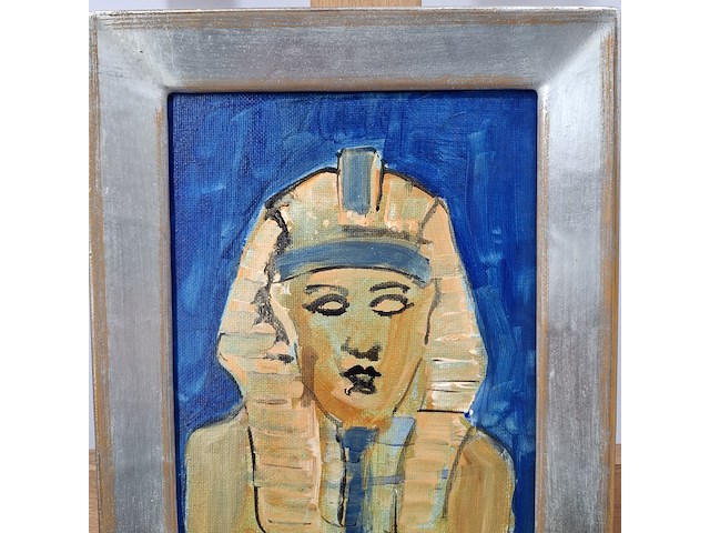Acryl schilderij, maya wildevuur, ramses ii / egypte, 2002 - afbeelding 4 van  10
