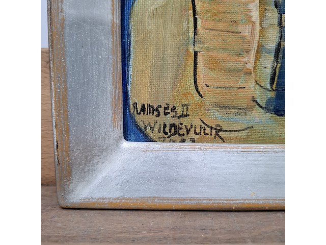 Acryl schilderij, maya wildevuur, ramses ii / egypte, 2002 - afbeelding 6 van  10