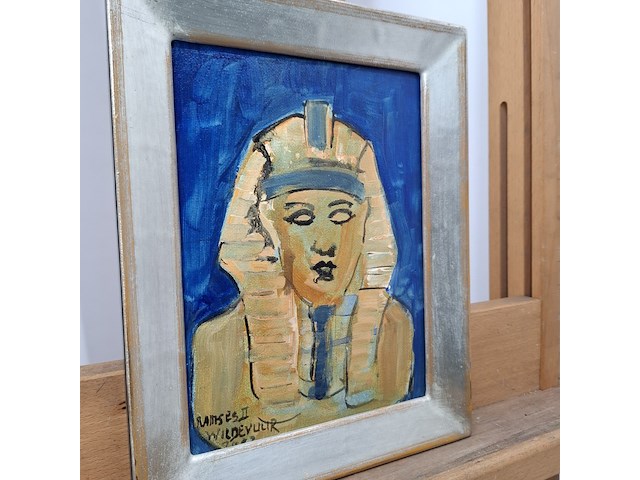 Acryl schilderij, maya wildevuur, ramses ii / egypte, 2002 - afbeelding 7 van  10