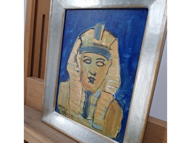 Acryl schilderij, maya wildevuur, ramses ii / egypte, 2002 - afbeelding 8 van  10