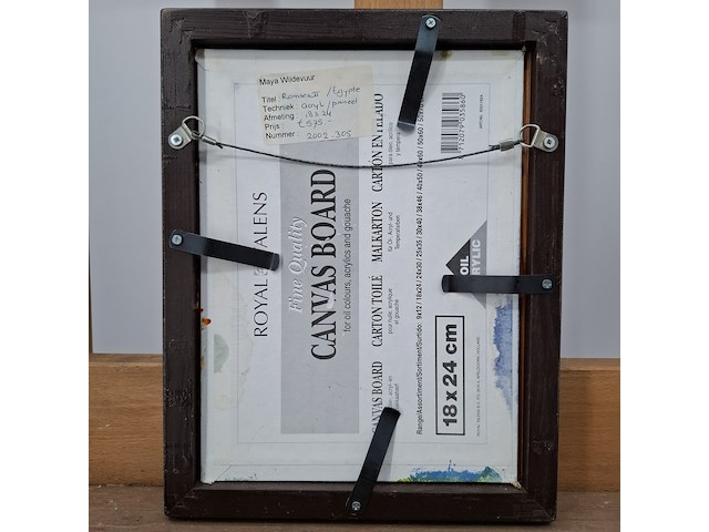 Acryl schilderij, maya wildevuur, ramses ii / egypte, 2002 - afbeelding 10 van  10