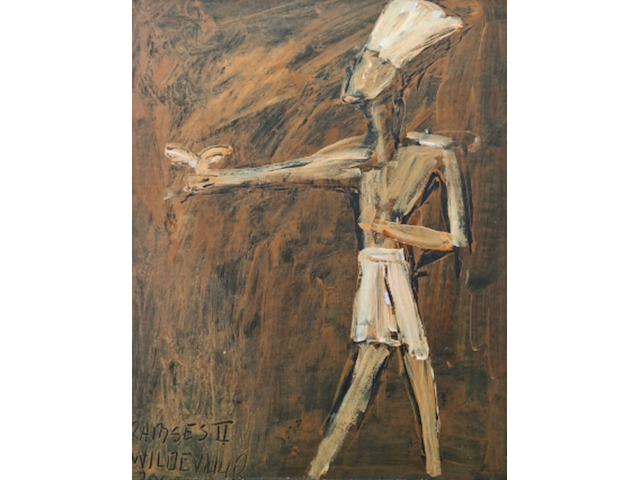 Acryl schilderij, maya wildevuur, ramses ii - afbeelding 1 van  10