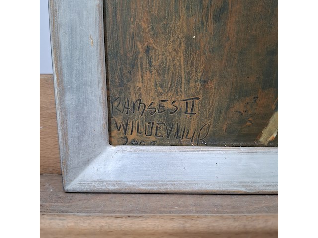 Acryl schilderij, maya wildevuur, ramses ii - afbeelding 6 van  10