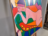 Acryl schilderij, maya wildevuur, rozemarijn - afbeelding 3 van  7