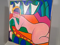 Acryl schilderij, maya wildevuur, rozemarijn - afbeelding 4 van  7