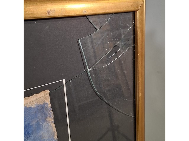 Acryl schilderij, maya wildevuur, sahara marokko, 2002 - afbeelding 8 van  10