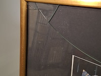 Acryl schilderij, maya wildevuur, sahara marokko, 2002 - afbeelding 9 van  10