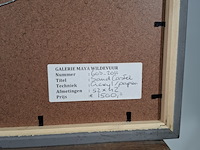 Acryl schilderij, maya wildevuur, sand castel, mexico, 2011 - afbeelding 3 van  11