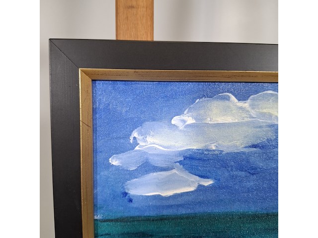 Acryl schilderij, maya wildevuur, sand castel, mexico, 2011 - afbeelding 10 van  11