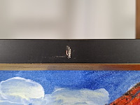 Acryl schilderij, maya wildevuur, sand castel, mexico, 2011 - afbeelding 11 van  11