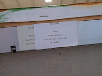 Acryl schilderij, maya wildevuur, sfeer, 2003 - afbeelding 9 van  9