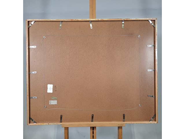 Acryl schilderij, maya wildevuur, sir lanka, 1999 - afbeelding 7 van  8