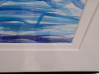 Acryl schilderij, maya wildevuur, sörfors, 1991 - afbeelding 4 van  8