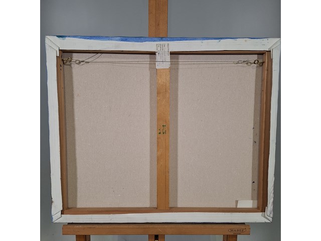 Acryl schilderij, maya wildevuur, st just, 2002 - afbeelding 5 van  6