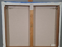 Acryl schilderij, maya wildevuur, st just, 2002 - afbeelding 5 van  6