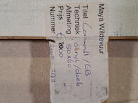 Acryl schilderij, maya wildevuur, st just, 2002 - afbeelding 6 van  6