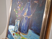 Acryl schilderij, maya wildevuur, stilleven, 1995 - afbeelding 7 van  10