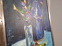 Acryl schilderij, maya wildevuur, stilleven, 1995 - afbeelding 8 van  10