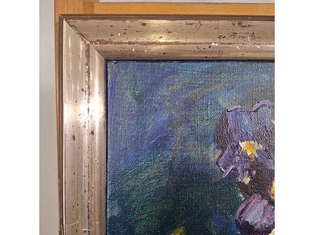 Acryl schilderij, maya wildevuur, stilleven, 1995 - afbeelding 9 van  10