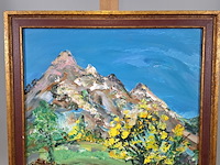 Acryl schilderij, maya wildevuur, suisse - afbeelding 2 van  9