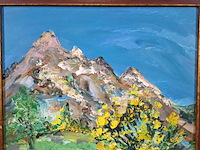 Acryl schilderij, maya wildevuur, suisse - afbeelding 4 van  9