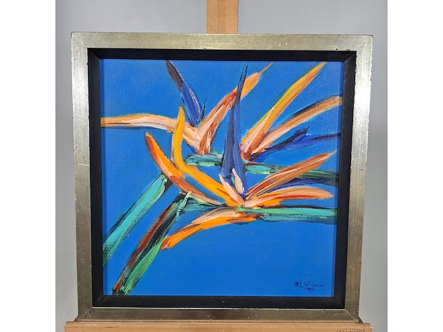 Acryl schilderij, maya wildevuur, suisse - afbeelding 9 van  9