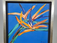 Acryl schilderij, maya wildevuur, suisse - afbeelding 9 van  9