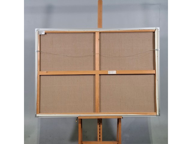 Acryl schilderij, maya wildevuur, 't heelal, 1989 - afbeelding 6 van  7