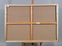 Acryl schilderij, maya wildevuur, 't heelal, 1989 - afbeelding 6 van  7