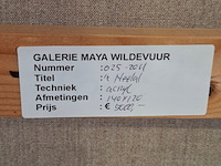 Acryl schilderij, maya wildevuur, 't heelal, 1989 - afbeelding 7 van  7