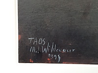 Acryl schilderij, maya wildevuur, taos - afbeelding 6 van  8