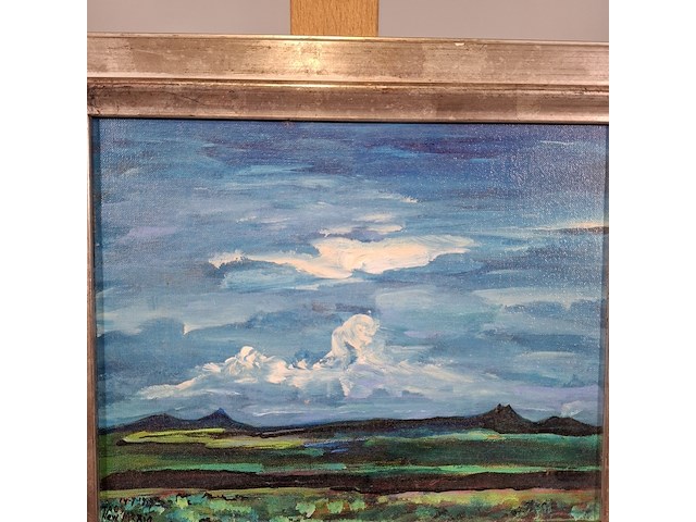 Acryl schilderij, maya wildevuur, taos - afbeelding 4 van  8