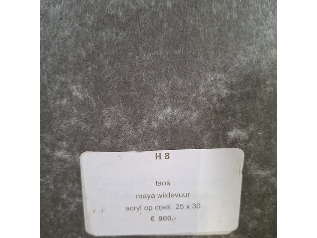 Acryl schilderij, maya wildevuur, taos - afbeelding 8 van  8