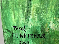 Acryl schilderij, maya wildevuur, texel, 2007 - afbeelding 4 van  7