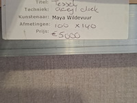 Acryl schilderij, maya wildevuur, texel, 2007 - afbeelding 6 van  7