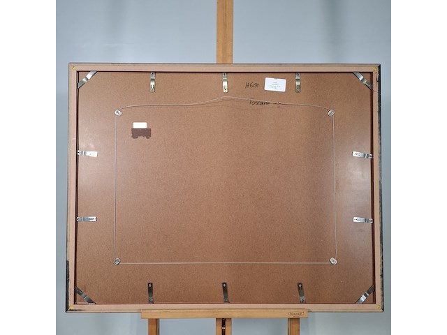 Acryl schilderij, maya wildevuur, toscane, 2000 - afbeelding 8 van  9