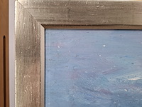 Acryl schilderij, maya wildevuur, vennesand - afbeelding 8 van  10