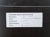 Acryl schilderij, maya wildevuur, vennesand - afbeelding 2 van  10