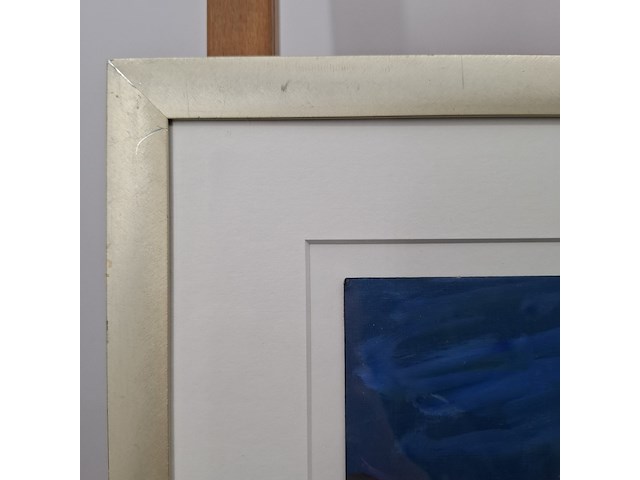 Acryl schilderij, maya wildevuur, viooldrift, 2000 - afbeelding 9 van  10