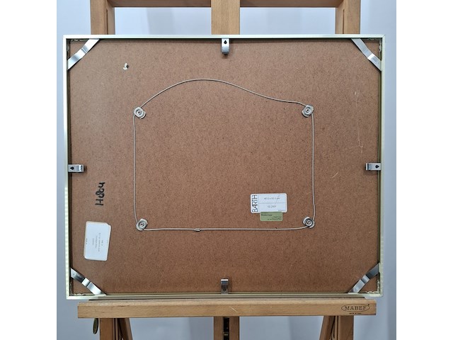 Acryl schilderij, maya wildevuur, viooldrift, 2000 - afbeelding 10 van  10