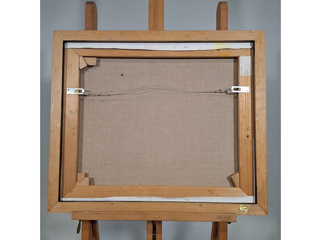 Acryl schilderij, maya wildevuur, vis, 1994 - afbeelding 10 van  10