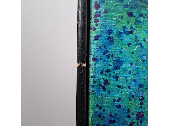 Acryl schilderij, maya wildevuur, vis - afbeelding 2 van  13