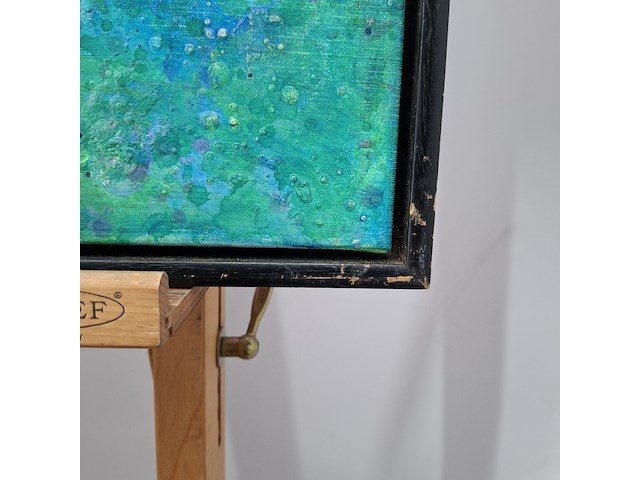 Acryl schilderij, maya wildevuur, vis - afbeelding 3 van  13