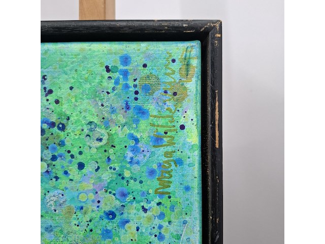 Acryl schilderij, maya wildevuur, vis - afbeelding 9 van  13